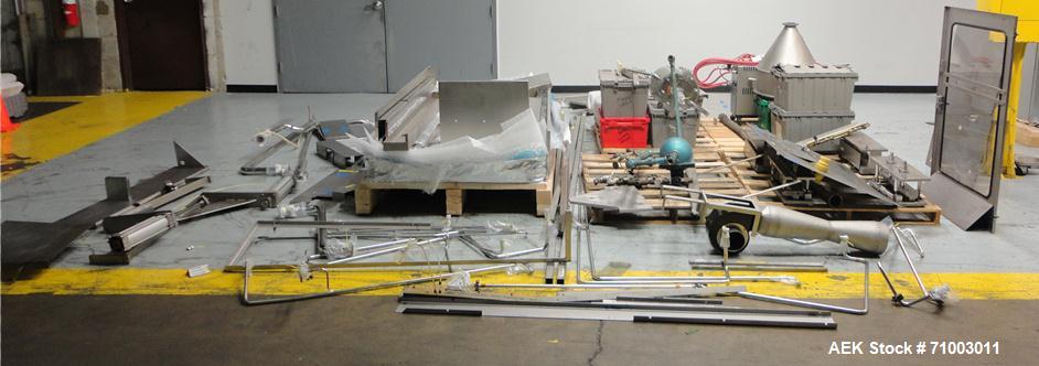 Used Rommelag Model 360M BFS Blow Fill Seal Machine.