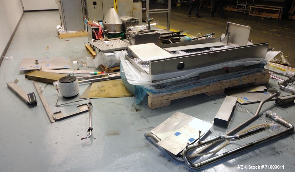Used Rommelag Model 360M BFS Blow Fill Seal Machine.