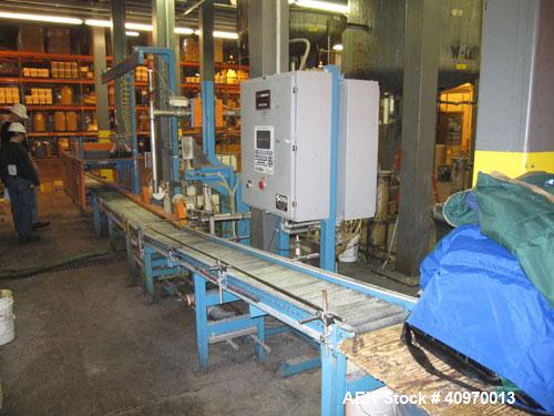 Used Semi-Automatic 5 Gallon Pail Filling Line