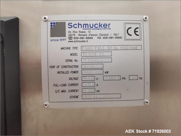Used Schmucker Marchesini Pouch Line