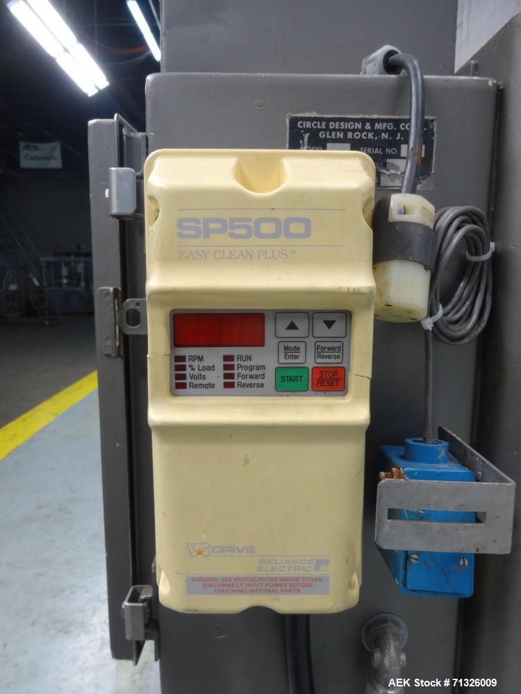 Used Circle Model V12H60 Liquid/Paste Vertical Form, Fill, and Seal Machine
