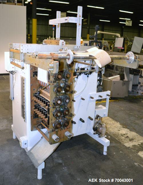 Used- Circle Vertical Form Fill and Seal Machine, Model V12NHX30.