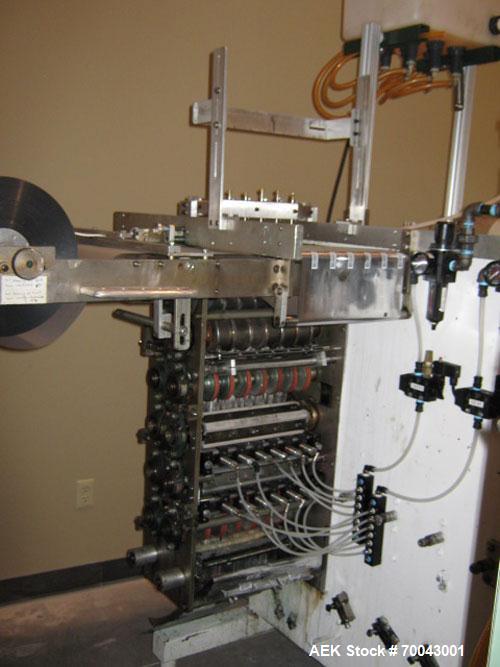 Used Circle Vertical Form Fill and Seal Machine, Model V12NHX30.