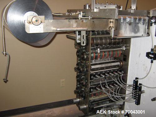 Used Circle Vertical Form Fill and Seal Machine, Model V12NHX30.