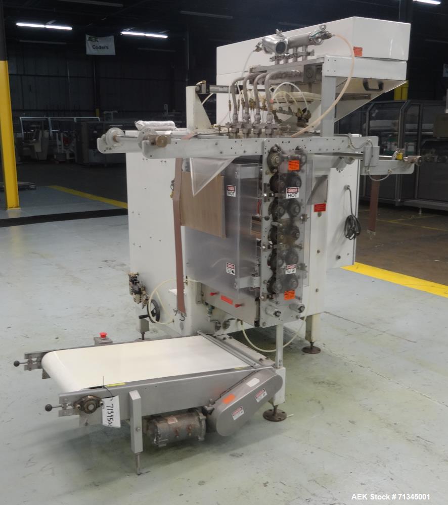 Used Circle Model V18H4D-II Vertical Form, Fill, and Seal Pouch Machine