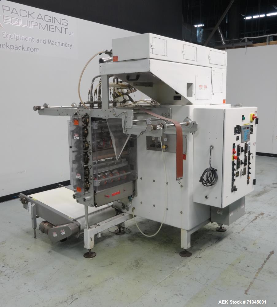 Used Circle Model V18H4D-II Vertical Form, Fill, and Seal Pouch Machine
