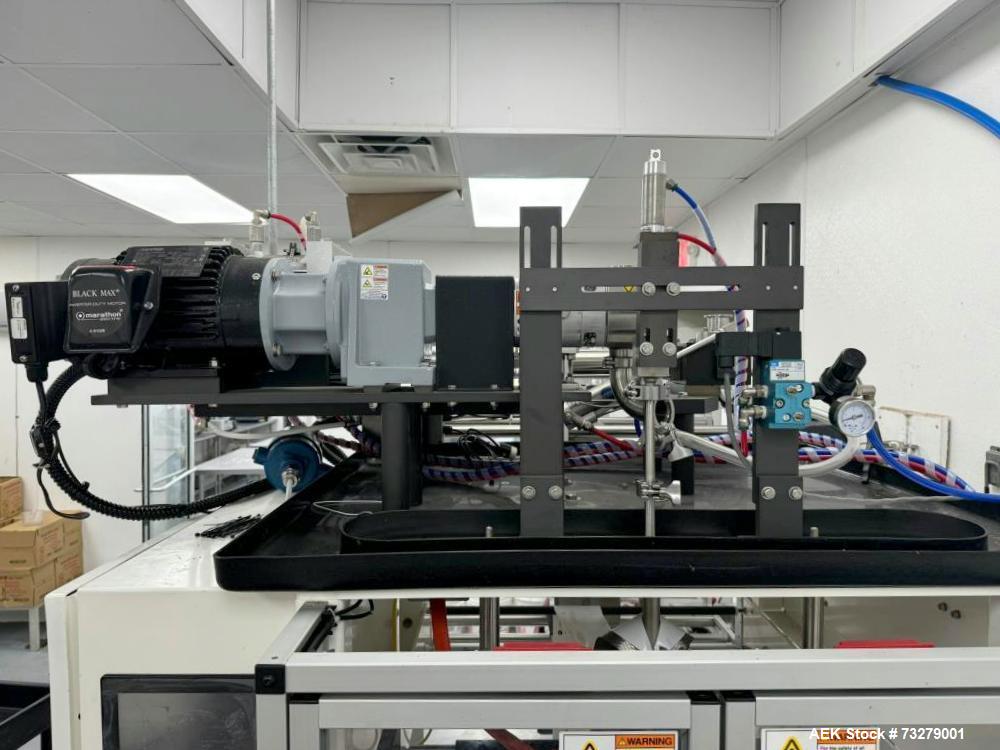 Used General Packaging E2LC Vertical Liquid Form Fill Seal Machine – 5 lb Bags
