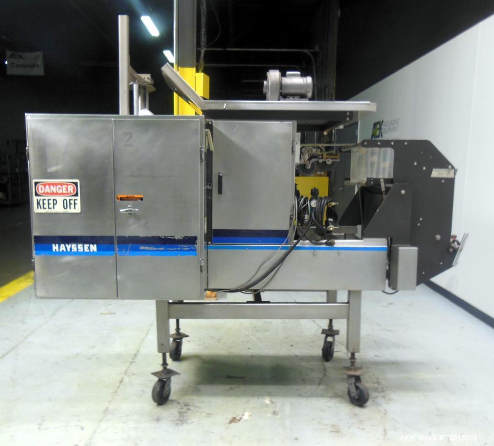 Used Hayssen Ultima Super CMB Vertical Form & Fill Bagger with Oden Liquid Fill