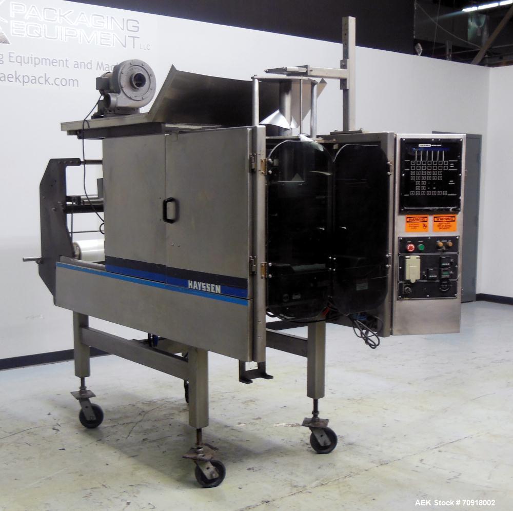 Used Hayssen Ultima Super CMB Vertical Form & Fill Bagger with Oden Liquid Fill