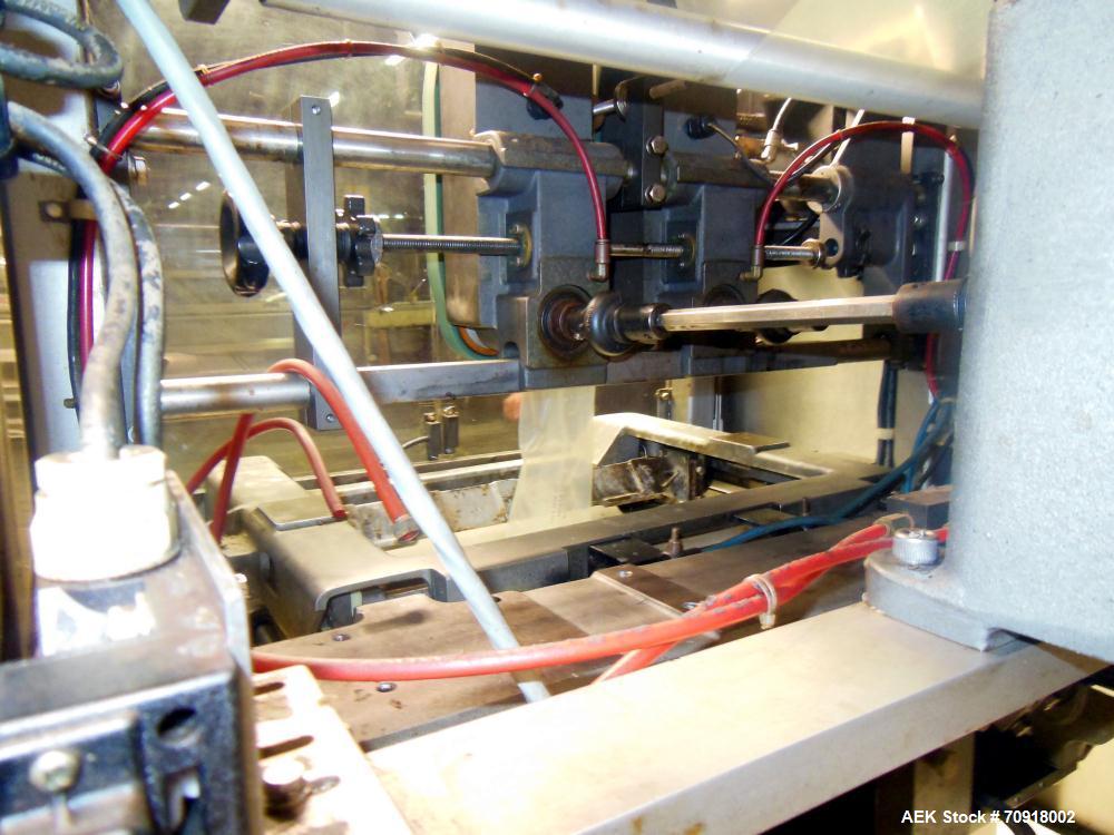 Used Hayssen Ultima Super CMB Vertical Form & Fill Bagger with Oden Liquid Fill