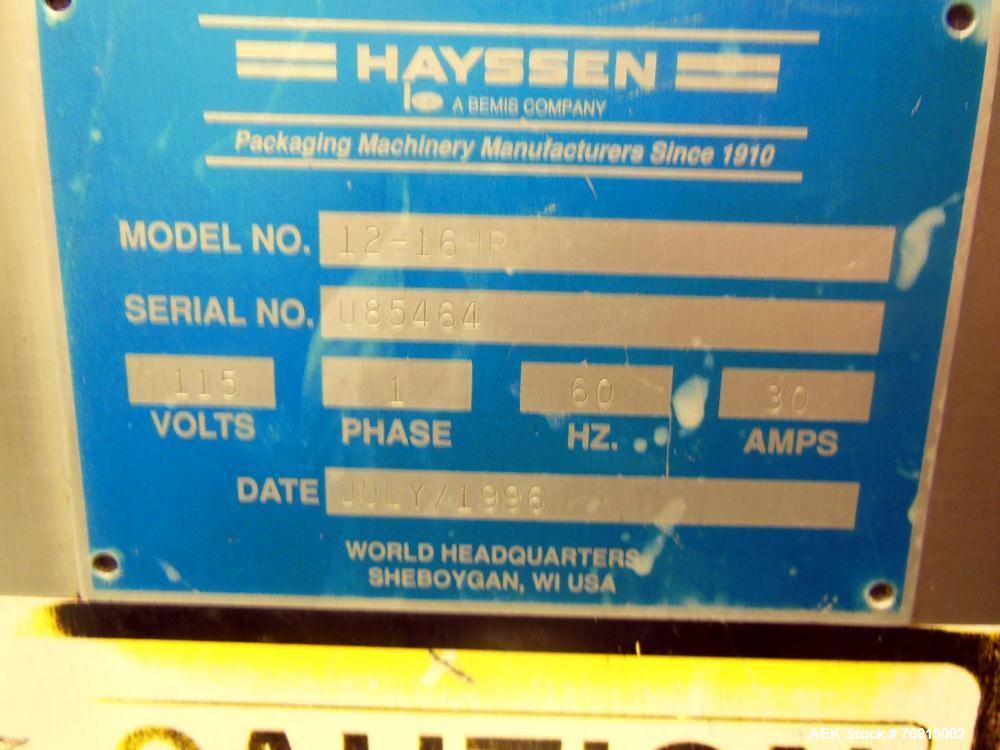 Used Hayssen Ultima Super CMB Vertical Form & Fill Bagger with Oden Liquid Fill