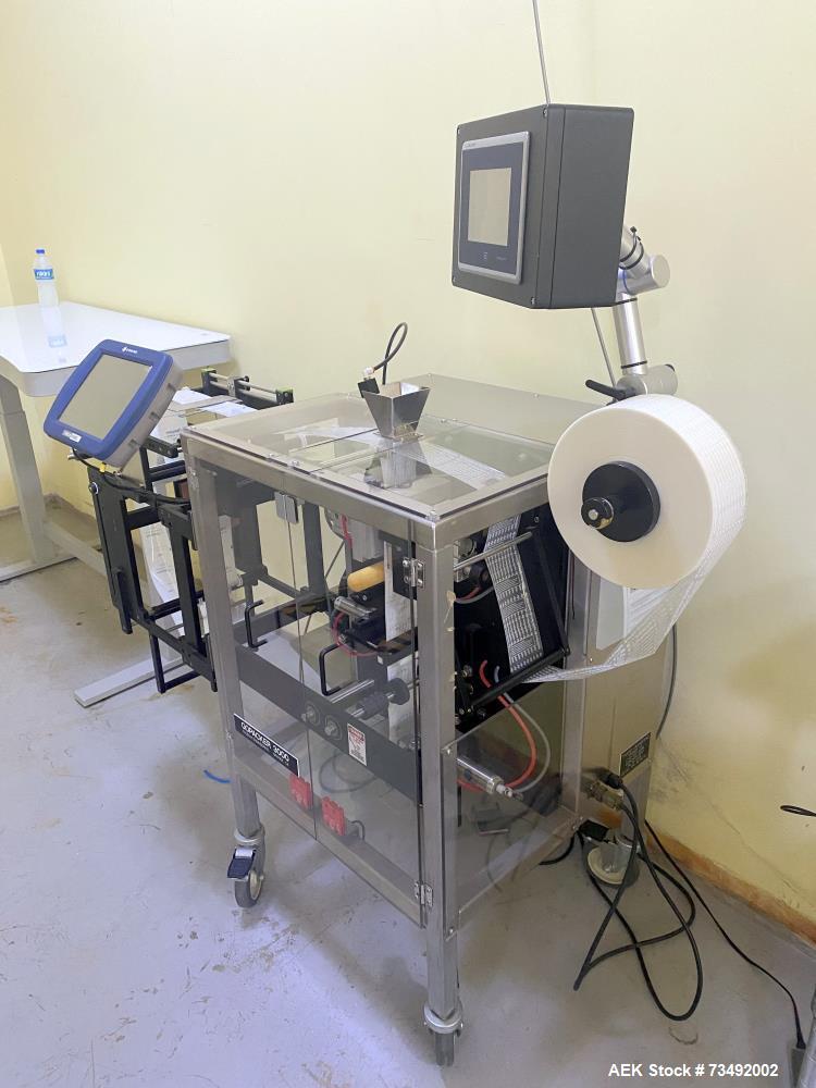 Used Phoenix Engineering Gopacker 3000 Vertical Form Fill Seal Machine | Compact VFFS Bagger with Domino Coder