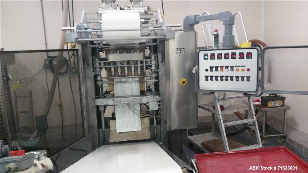 Used Prodo-Pak Model 601-TW4 Vertical Form Fill Seal Machine