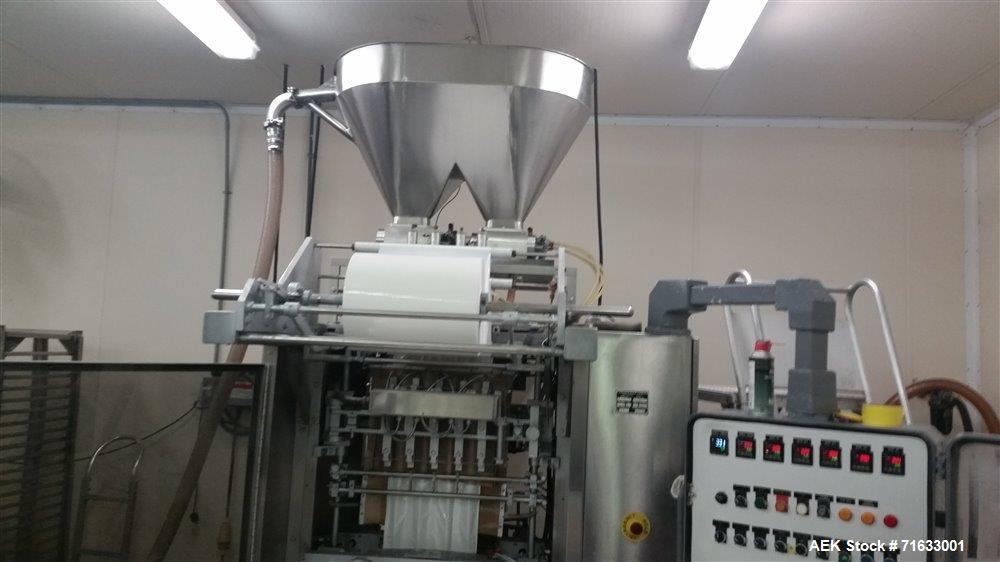 Used Prodo-Pak Model 601-TW4 Vertical Form Fill Seal Machine