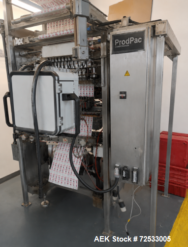 Used Prodo-Pak PV-215-CSW-10 Multi-Lane Liquid Form Fill Seal Machine – 10-Lane Sachet Packaging System