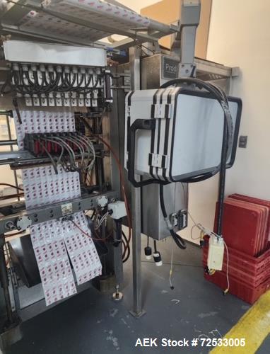 Used Prodo-Pak PV-215-CSW-10 Multi-Lane Liquid Form Fill Seal Machine – 10-Lane Sachet Packaging System