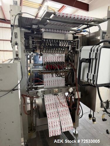 Used Prodo-Pak PV-215-CSW-10 Multi-Lane Liquid Form Fill Seal Machine – 10-Lane Sachet Packaging System