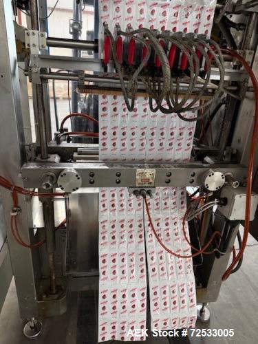 Used Prodo-Pak PV-215-CSW-10 Multi-Lane Liquid Form Fill Seal Machine – 10-Lane Sachet Packaging System
