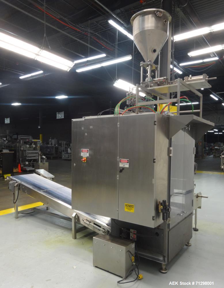 Used Prodo-Pak Model PV-215-CSW-4 Vertical Form Fill and Seal Machine
