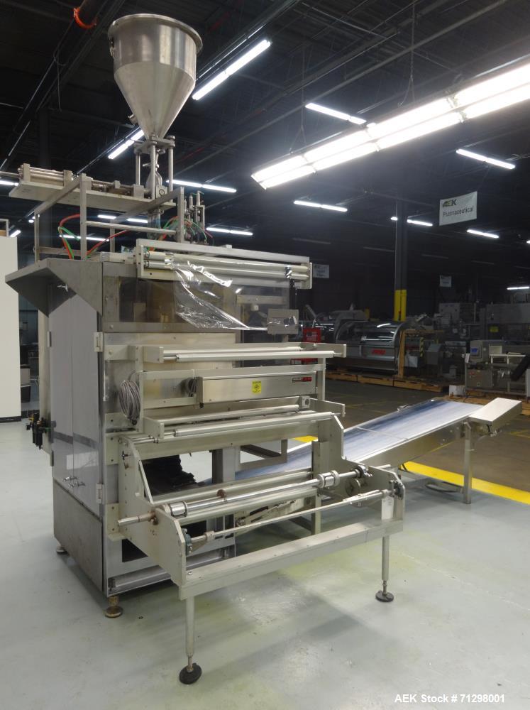 Used Prodo-Pak Model PV-215-CSW-4 Vertical Form Fill and Seal Machine