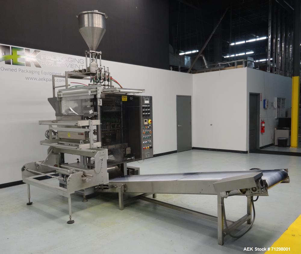 Used Prodo-Pak Model PV-215-CSW-4 Vertical Form Fill and Seal Machine