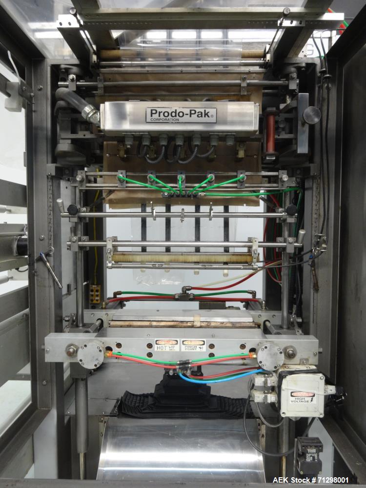 Used Prodo-Pak Model PV-215-CSW-4 Vertical Form Fill and Seal Machine