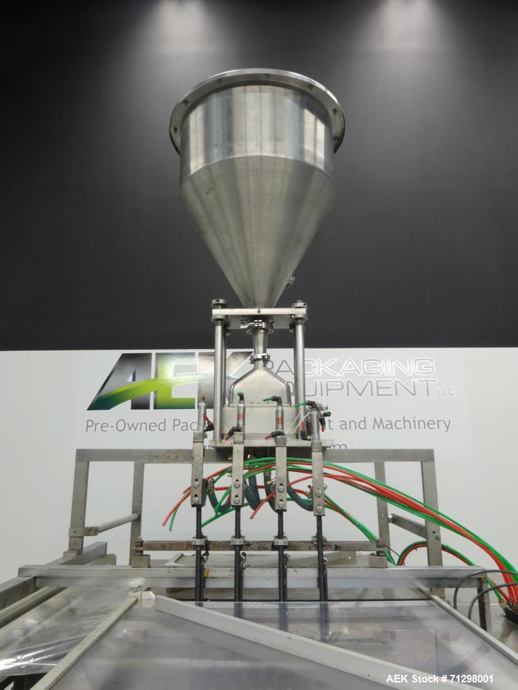 Used Prodo-Pak Model PV-215-CSW-4 Vertical Form Fill and Seal Machine