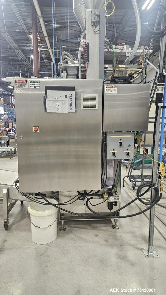 Used Prodo-Pak PV-215-CSW-10 Vertical Form Fill and Seal Machine with Conveyor – 350 PPM