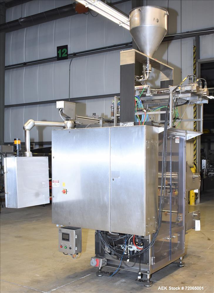 Used- Prodo-Pak Vertical Form, Fill & Seal Liquid Pouch Packager, Model PV215-CS