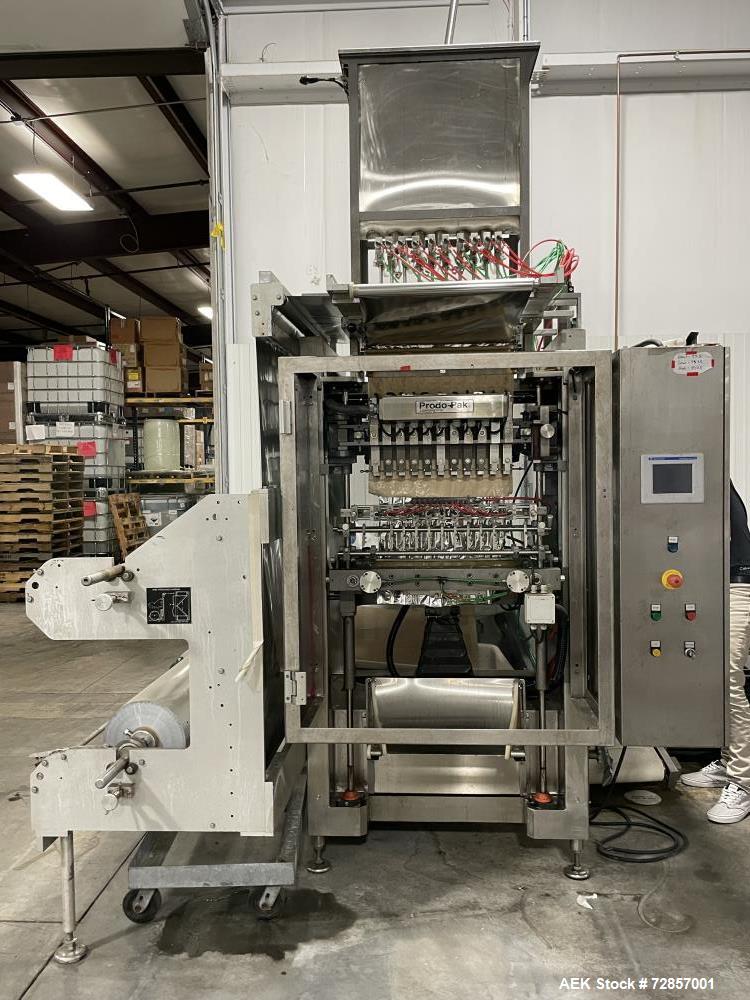 Prodo-Pak Vertical Freeze Pop Sachet/Pouch Machine Model PV215CSW10