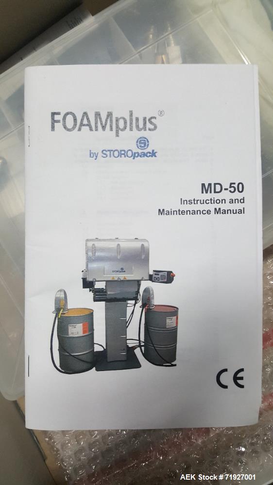 Used Storopack Foamplus Bag Packer, Model MD-50.