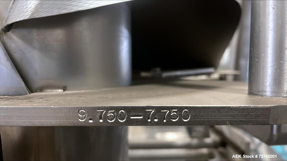 Used Tucs TVF-10-25-C Vertical Form Fill Seal Machine – 70 PPM