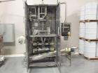Used Cryovac 2000B Vertical Form Fill Seal Machine for Liquids. Capable of speeds up to 30 bags per pouch per minute. Has a pouch size range: width 6