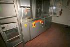 Used WinPak Pouch Filler, M/N L-25, S/N 25030, 230/460 Volts, 3 Phase, with Portable Cart with Spare Heads & Roll Holster, S/S Panel with Allen-Bradley MicroLogix 1400 PLC, with Allen-Bradley 11-Slot...