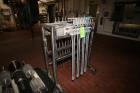 Used WinPak Pouch Filler, M/N L-25, S/N 25030, 230/460 Volts, 3 Phase, with Portable Cart with Spare Heads & Roll Holster, S/S Panel with Allen-Bradley MicroLogix 1400 PLC, with Allen-Bradley 11-Slot...