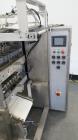 Used- Shenzhen Ourpack 5 up pouch packer with liquid piston filler.  Fill volume range of 2 to 16 ml.  Last running 2.375