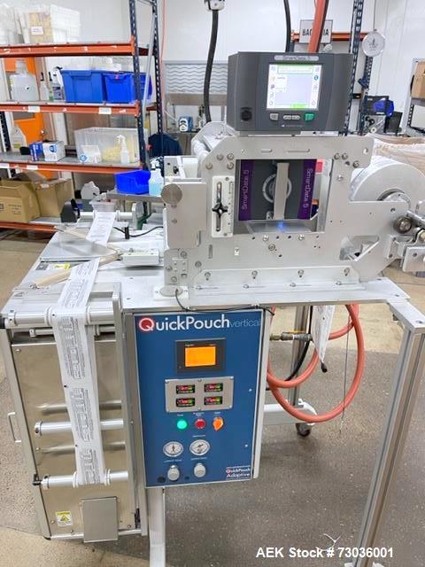 Used QuickPouch Plus Vertical Form Fill Seal Machine – 12” x 16” Max Pouch Size
