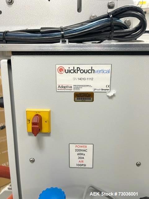 Used QuickPouch Plus Vertical Form Fill Seal Machine – 12” x 16” Max Pouch Size