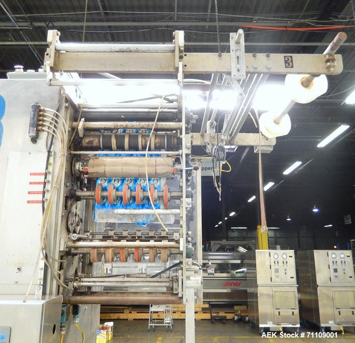 Used Circle Model V16 Vertical Pouch Machine with Tablet Feeder.