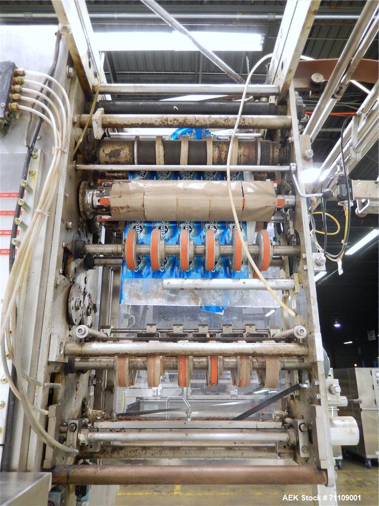 Used Circle Model V16 Vertical Pouch Machine with Tablet Feeder.