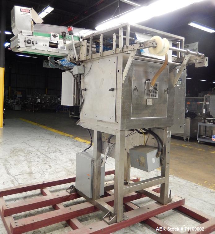 Used Paxall Circle V16 Vertical Pouch Machine with Tablet Feeder.