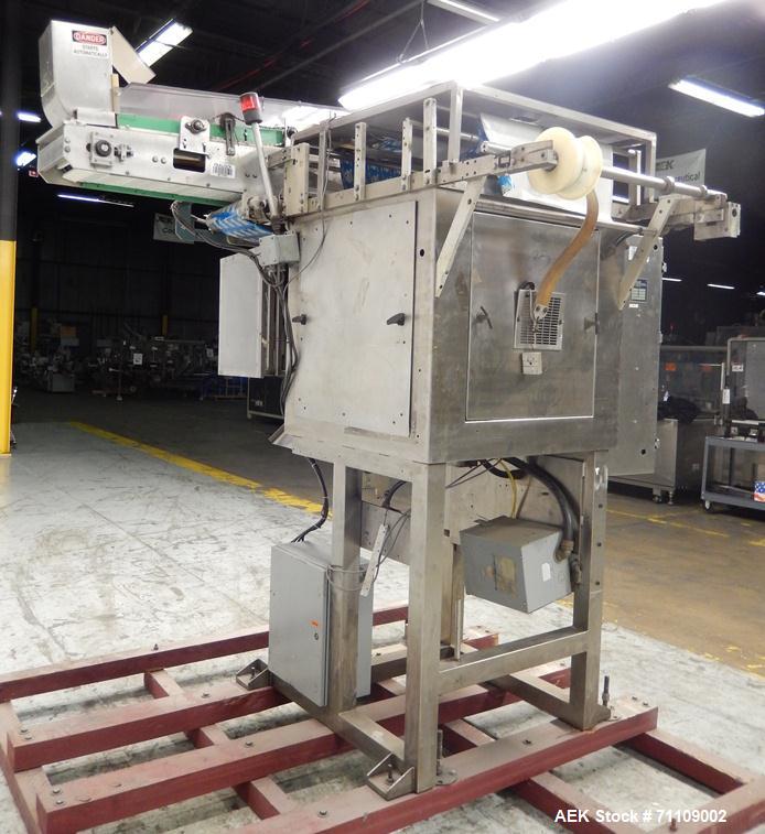 Used- Paxall Circle V16 Vertical Pouch Machine with Tablet Feeder.