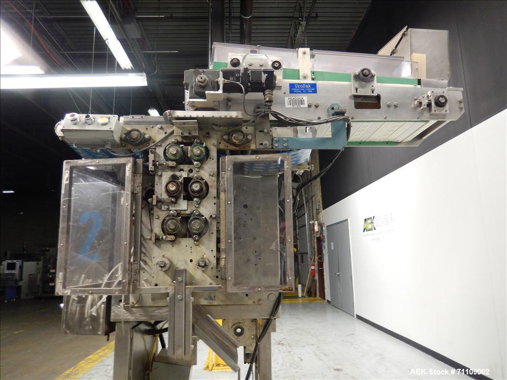 Used Paxall Circle V16 Vertical Pouch Machine with Tablet Feeder.