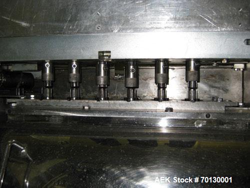 Used Forpack Bag/Cartoner Line, type MG-2, consisting of (1) Forpack bag making machine, type M120, 6 bands. Single bag 2.54" x 4.29" (65 mm x 110 mm). Double pack 5.07" x 4.29" (130 mm x 110 mm) inc...
