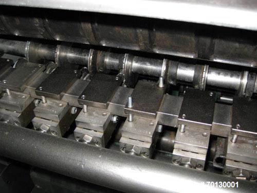 Used Forpack Bag/Cartoner Line, type MG-2, consisting of (1) Forpack bag making machine, type M120, 6 bands. Single bag 2.54" x 4.29" (65 mm x 110 mm). Double pack 5.07" x 4.29" (130 mm x 110 mm) inc...