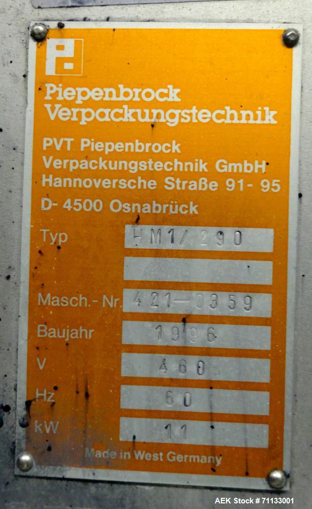 Used Siebler Model HM1/290 Vertical Strip Packaging Machine
