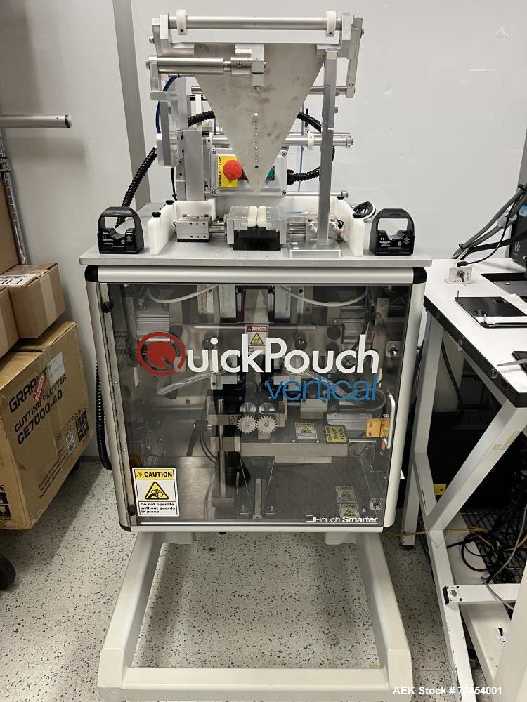 Used QuickPouch Vertical Form Fill Seal Machine – 12"x16", 48 CPM, Built 2014