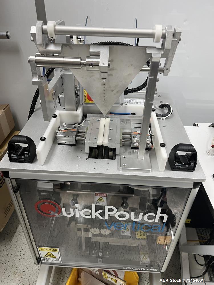 Used QuickPouch Vertical Form Fill Seal Machine – 12"x16", 48 CPM, Built 2014