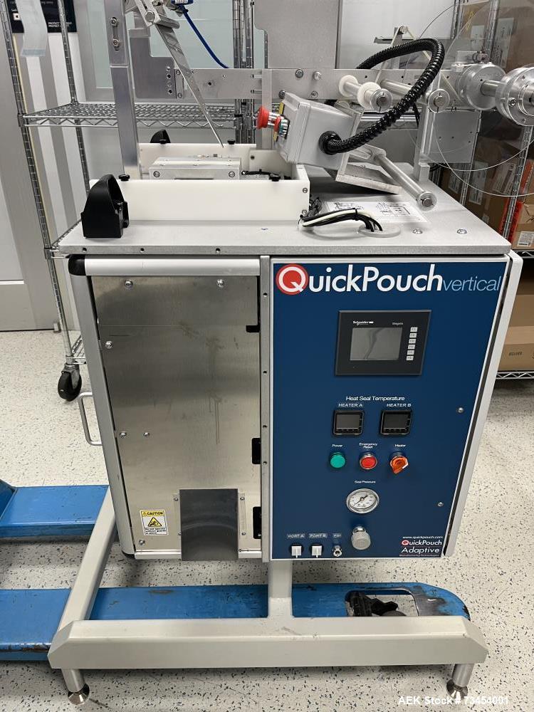 Used QuickPouch Vertical Form Fill Seal Machine – 12"x16", 48 CPM, Built 2014