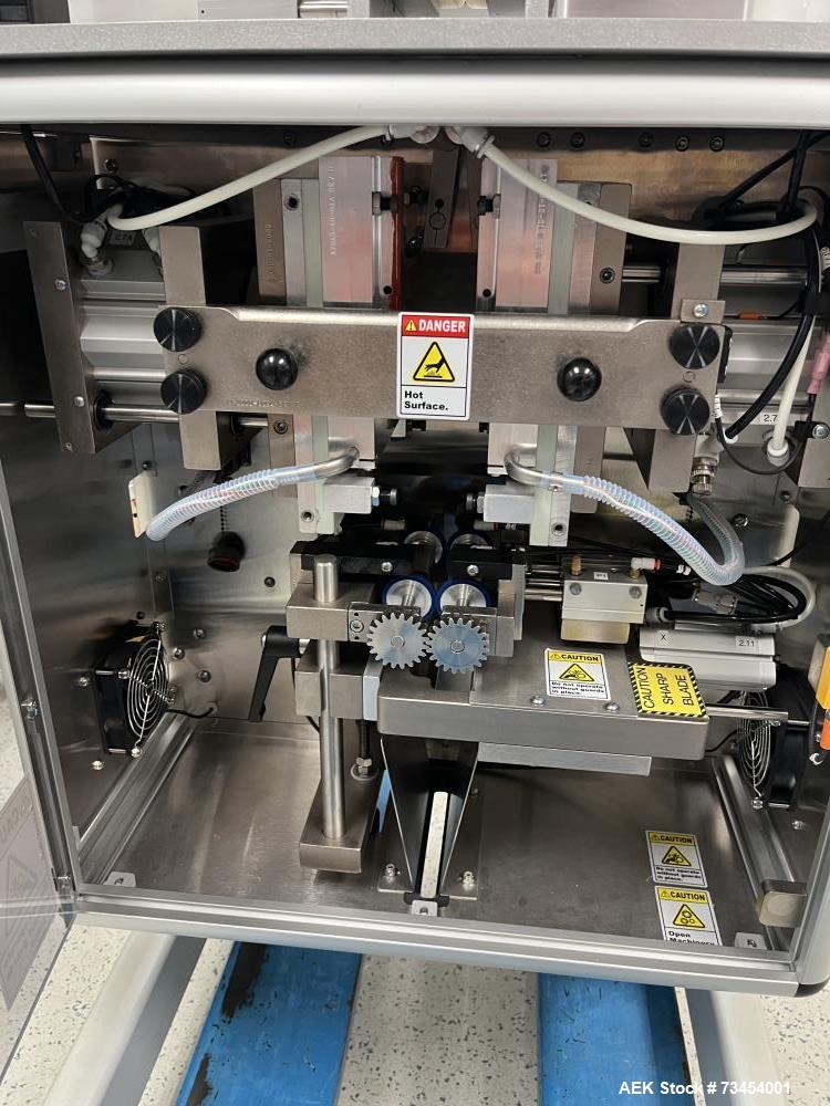 Used QuickPouch Vertical Form Fill Seal Machine – 12"x16", 48 CPM, Built 2014
